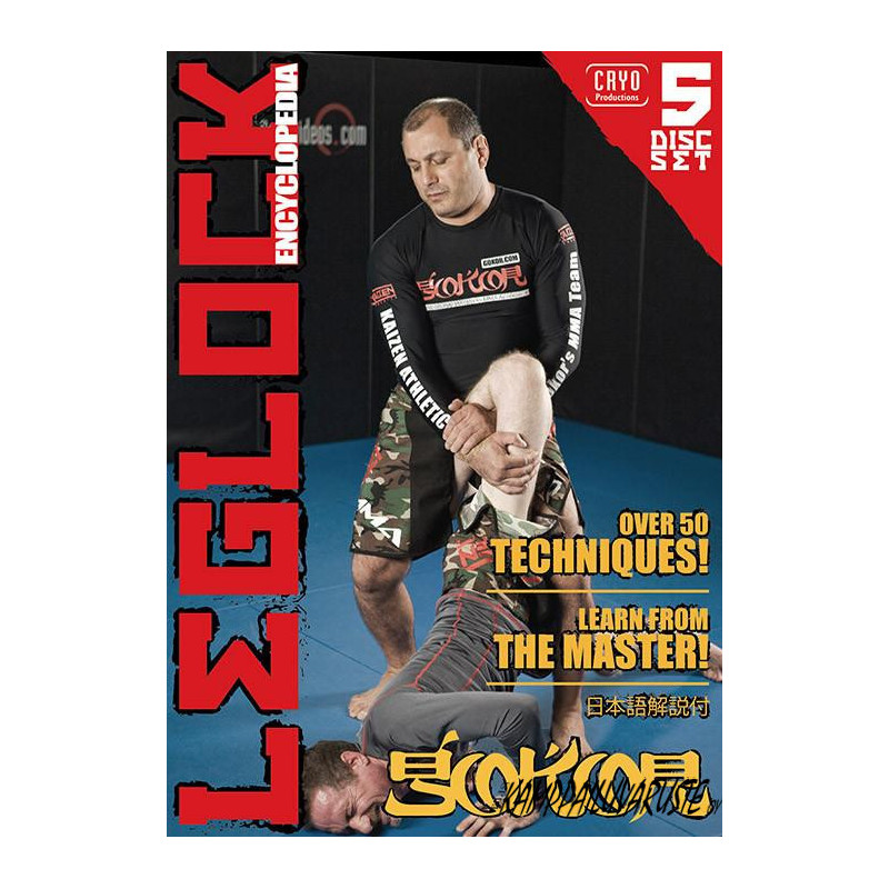 Keikosports Europe|DVD Leglock Encyclopedia 5 DVD Set with Gokor Chivichyan|€124.00|Budo videos|Teaching and training DVDs