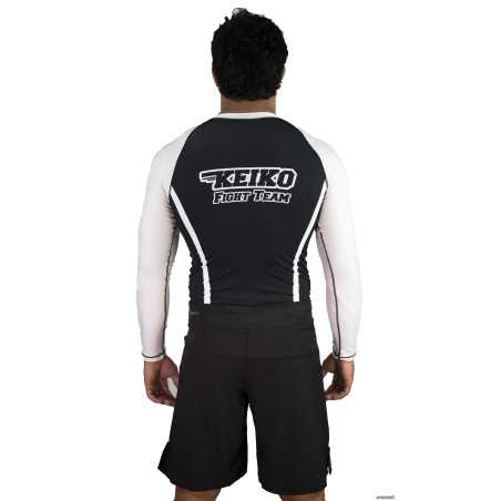 Keiko Speed rash guard long sleeve - White