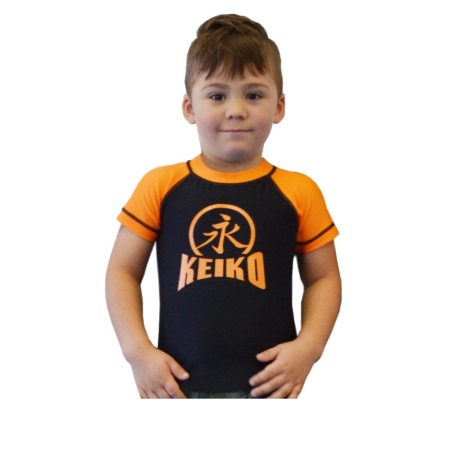 Keiko Kids rash guard - Oranssi