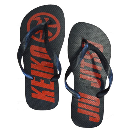 Keiko Jiu Jitsu Flip Flops - Svart / Röd