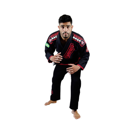 Keiko Raca BJJ Kimono Ouro Gi Jaket - Black