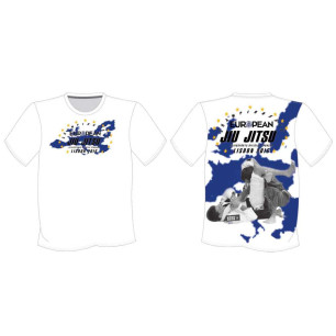 2016 EUROPEAN JIU-JITSU CHAMPIONSHIP T-shirts - White