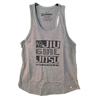 Keiko Jiu Jitsu women's sleeveless T-shirt gray