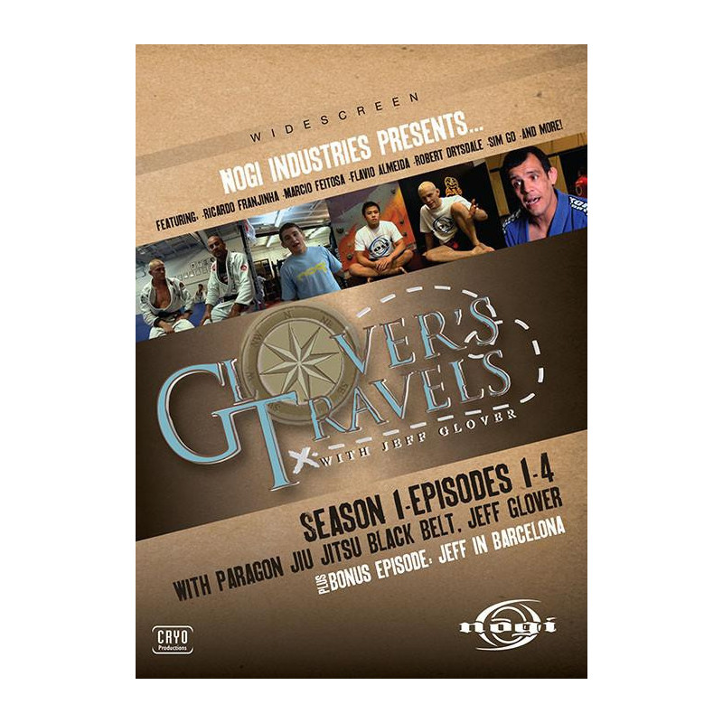 Keikosports Europe|DVD Glovers Travels Season with Jeff Glover|19,74 €|Budo videos|Instruktions DVD:er