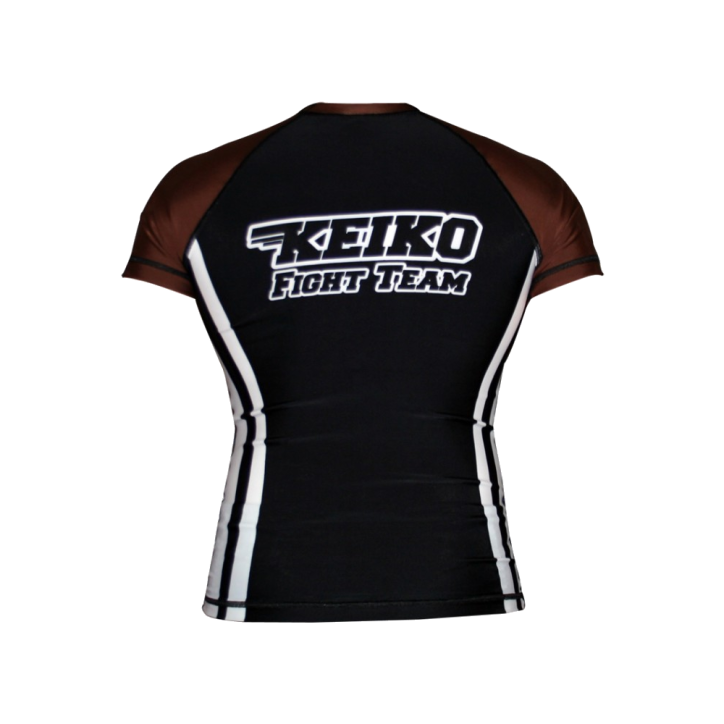 Keiko Speed rash guard - Ruskea