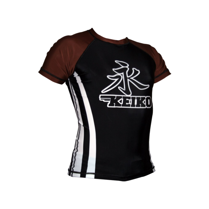 Keiko Speed rash guard - Ruskea