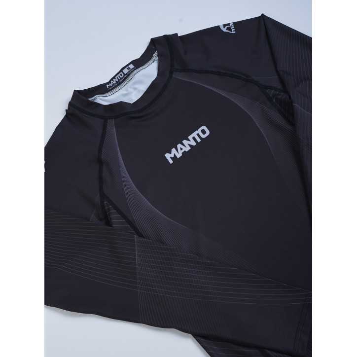 MANTO långärmad rashguard FLOW svart