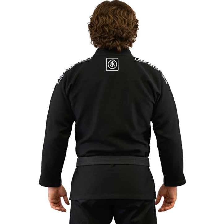 Keiko BJJ Kimono Summer Takki - Musta Keiko BJJ Kimono Summer Takki - Musta